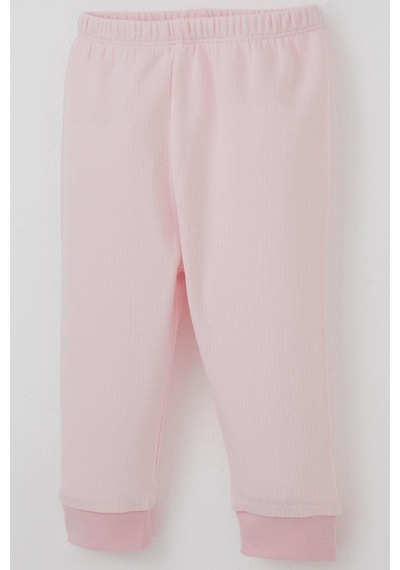 Breeze Kız Bebek Pijama Takımı Omuzdan Patlı Sevimli Minik Tavşancık Armalı 4 Ay-1 Yaş, Pembe Pembe