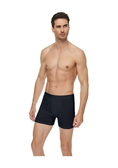 Tutku Elit Erkek Modal Elastan Boxer 6'lı 1251 Siyah