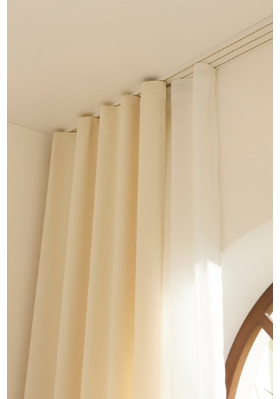 Kaşmir Home Holly Ada Fon Perde Krem 150x270 Cm Krem