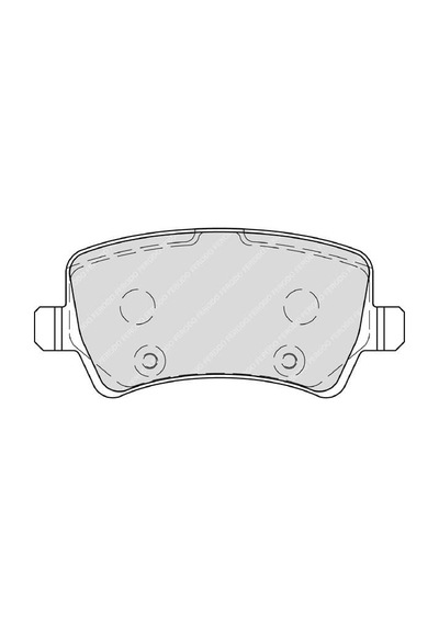 FERODO FDB4237 Fren Balatası Arka S-Max 06- Galaxy III 06- / S60 10- S80 06- V60 V70 06- Xc60 08- Xc70 06- / Range Rover Evoque 11-