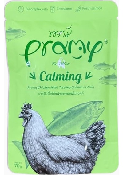 Pramy Jöle İçinde Somonlu ve Tavuklu Yetişkin Kedi Maması 70 G