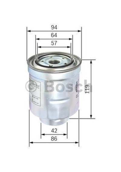 Toyota Auris 1.4 D-4d 10.2012 - 01.2018 Bosch Filtre Seti Filitre