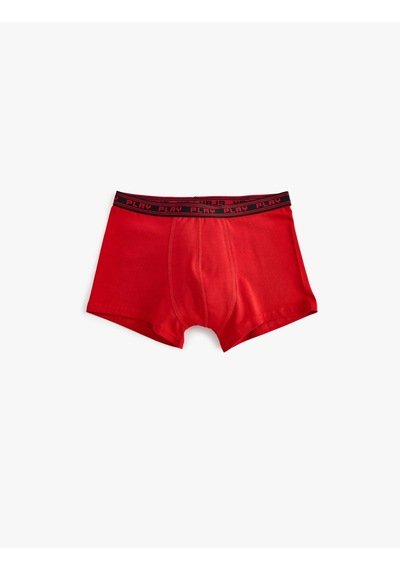 Koton 3'lü Boxer Seti Baskı Detaylı Çok Renkli Bordo 5wlm90087mk Bordo