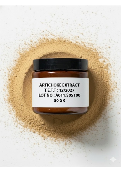 Enginar Ekstraktı Artichoke Extract Toz Hammadde 50 Gr Saf Ve Konsantre