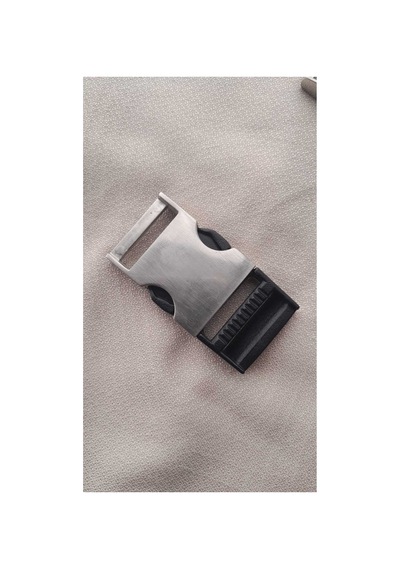 Çanta Kolon Tokası Metal + Vplastik / Boy En 6x3 Cm / 2,4 Cm Kemer Genişliği