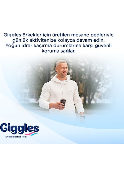 Giggles Erkek Men Mesane Pedi Bladder Ped 80 Adet M