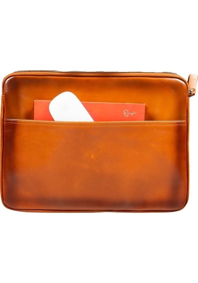 Awe 14 İnç Apple Uyumlu MacBook Ve Pc Deri Kılıf Rst2ef Taba