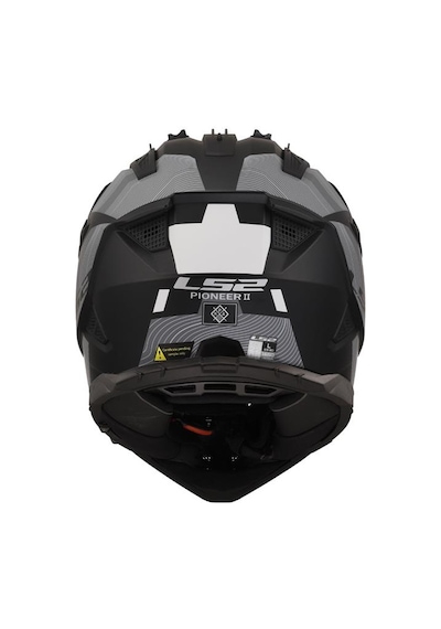 Ls2 Pioneer 2 Hill Kapalı Kask Mat Beyaz - Siyah