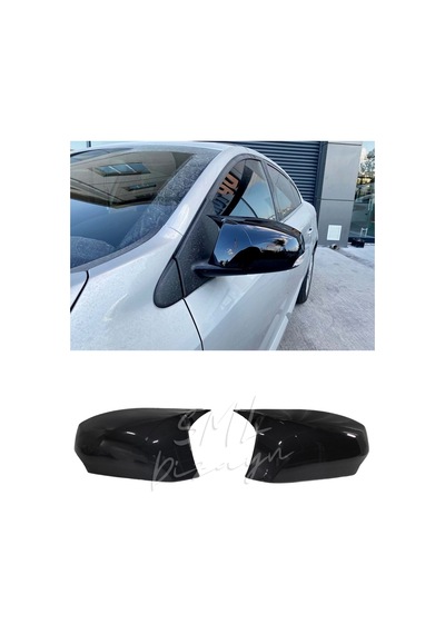 Renault Fluence Batman-Yarasa Ayna Kapağı Piano Black (Plastik)