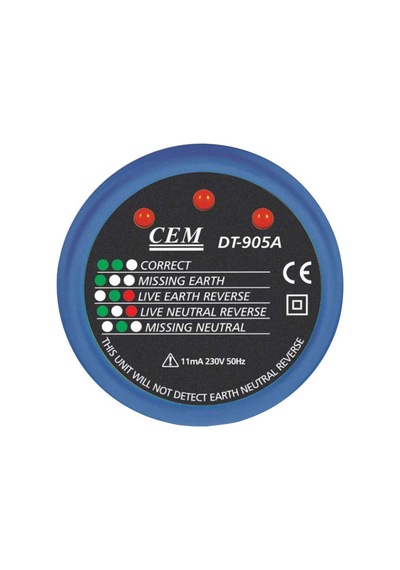 Cem Dt-905a Priz Polarite Test Cihazı