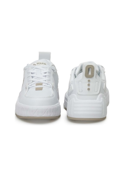 U.s. Polo Assn Dance Sneaker Unisex Spor Ayakkabı Beyaz Beyaz-bej