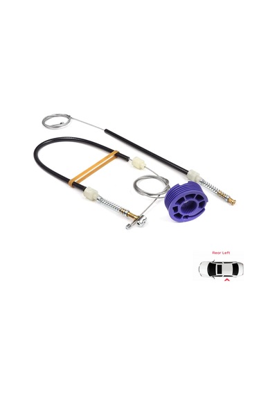 Arka Sol Cam Kriko Set Vw Phaeton 3d Mk1 2002-2016 Kısa Şase İçin Standart