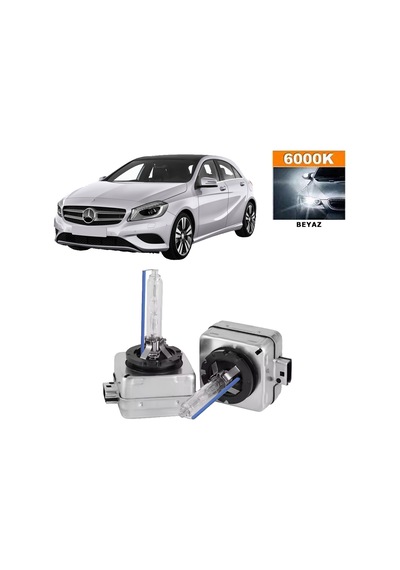 Mercedes A Serisi W176 2012-2018 Xenon D1s / D1r 6000k Beyaz Hıd Xenon Ampul 2 Adet