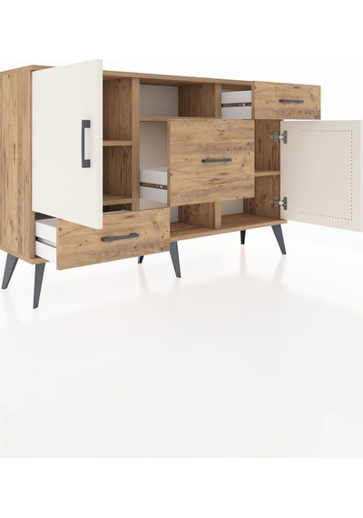 Arges Konsol 4 Raflı 3 Çekmeceli 2 Kapaklı 132x30x83 Çam-aytaşı/çam Aytaşı/çam Arges Konsol 4 Raflı 3 Çekmeceli 2 Kapaklı 132x30x83 Çam-aytaşı/çam Aytaşı/çam