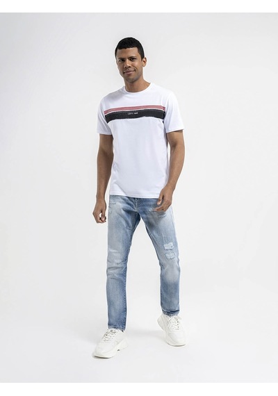 Loft Erkek T-shirt Beyaz-kırmızı Lf2036416 24yp69000459 P69515 Beyaz - Kırmızı