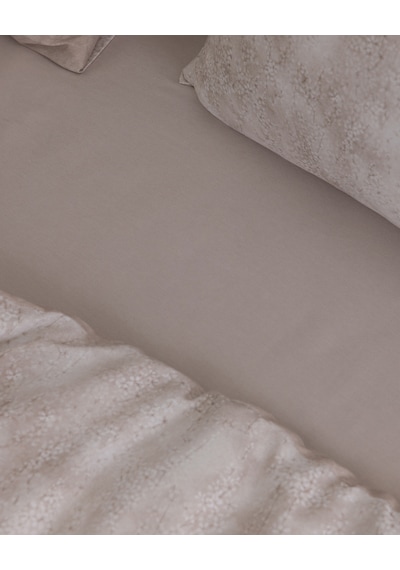 Madame Coco Denise Tek Kişilik %100 Pamuk Coco Crep Baskılı Çarşaflı Nevresim Takımı - Bej 8684427353080 Çok Renkli