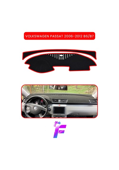 Volkswagen Passat B6,b7 2006-2012 Torpido Örtüsü Güneşten Korur Kolay Montaj Tam Uyum C33