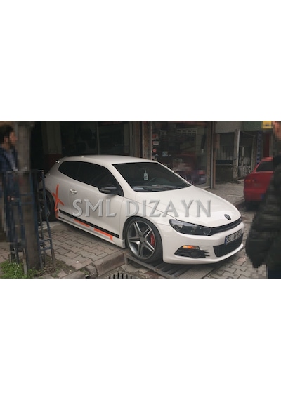 Volkswagen Scirocco Rieger Yan Marşpiyel Plastik
