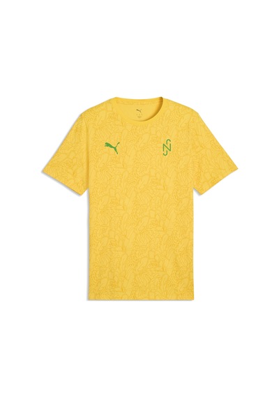 Puma Neymar Jr Passion Aop Erkek Sarı Futbol T-shirt 52895702