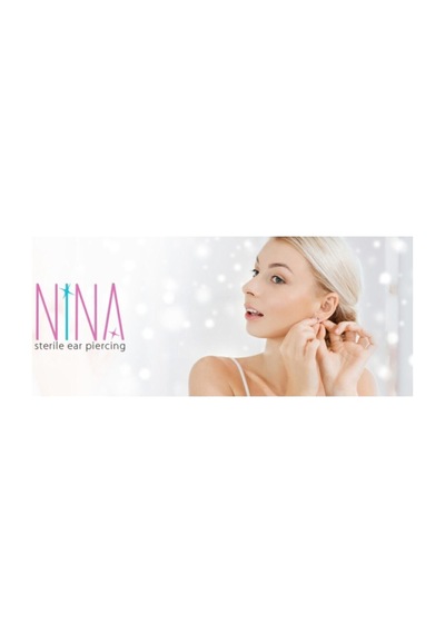 Mini Boy Steril Tragus Kıkırdak Kulak Delme Küpesi 3 Çift Nina Crystal Günlük Kullanıma Uygun Gümüş