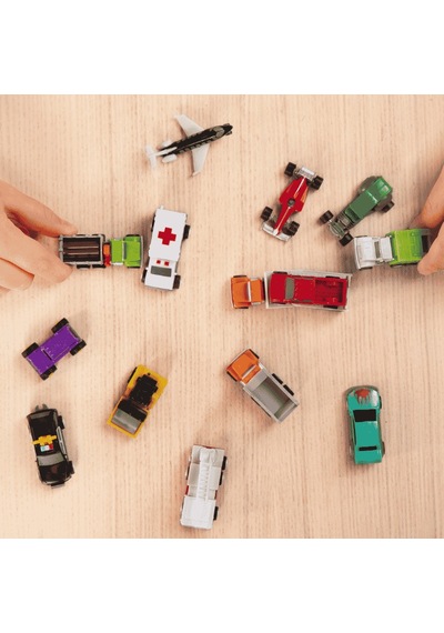 Driven Mini Araçlar - 20 Parça Çok Renkli