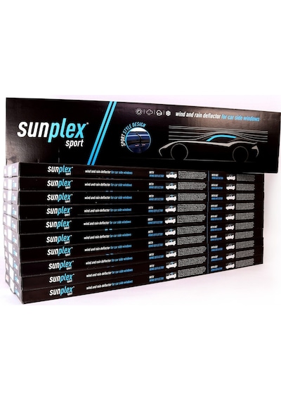 Sunplex Hyundai Accent Blue Cam Rüzgarlığı 4.Prç 2011-2019