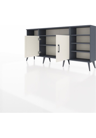 Arges Konsol 8 Raflı 2 Kapaklı 176x30x83 Antrasit-aytaşı/antrasit Aytaşı/antrasit Arges Konsol 8 Raflı 2 Kapaklı 176x30x83 Antrasit-aytaşı/antrasit Aytaşı/antrasit