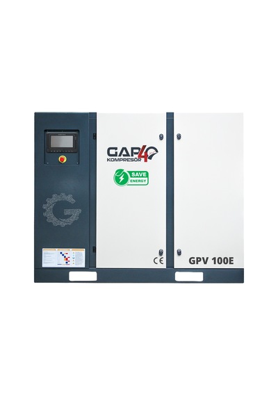 İnventörlü Vidalı Hava Kompresörü 100 Hp Tek Makine