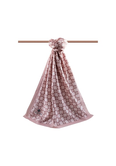 Vissona Lüks Medine İpeği Monogram Desenli Sütlükahve Renkli 75x195 Kırışmaz Şal Moss Krep Dikiş Tipi İtalyan Dikişli Çok Renkli Vissona Lüks Medine İpeği Monogram Desenli Sütlükahve Renkli 75x195 Kırışmaz Şal Moss Krep Dikiş Tipi İtalyan Dikişli Çok Renkli
