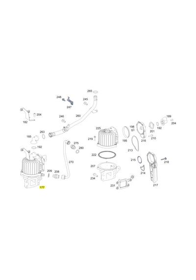 Mercedes A4700100462 Motor Havalandırması Komple Rekorlu 1 Çıkışlı Mer Lkw A4700100462 Diğer