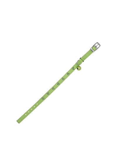 Royalist Pc-16 Pati Baskılı Kedi-köpek Tasması 10mm 30cm Yeşil Çok Renkli