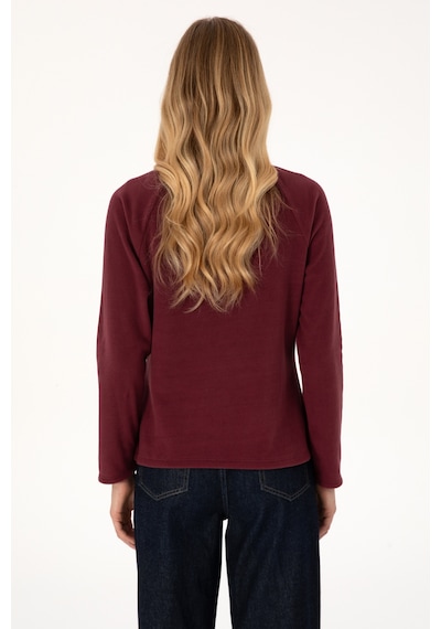 U.s. Polo Assn. Kadın Plum Sweatshirt 50316714-vr177 New Plum