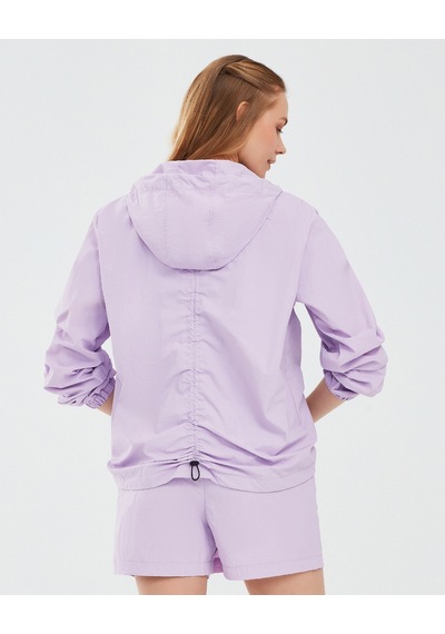 Skechers Micro Collection W Hooded Jacket Kadın Mor Fermuarlı Eşofman Üstü S241094-505