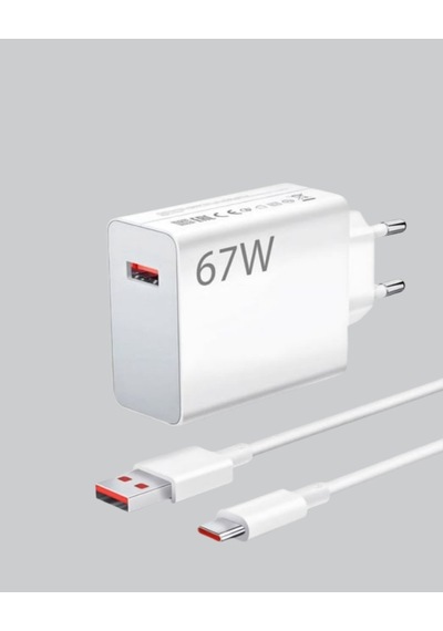 67 Watt Çift Turbo Şarj Adaptörü Reno 4 5 6 Uyumlu 1