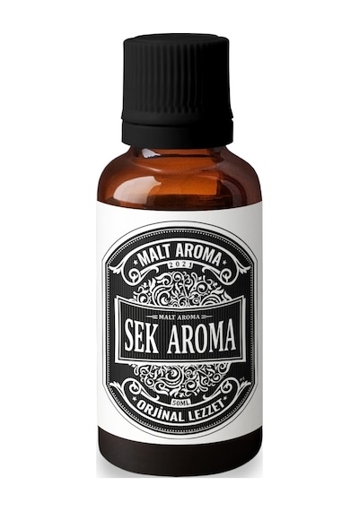 Sek Aroma Black Malt Hazır Karışım Viski Kiti - Black Malt Hazır Karışım Viski Aroması 50 ML - 5 L Uyumlu