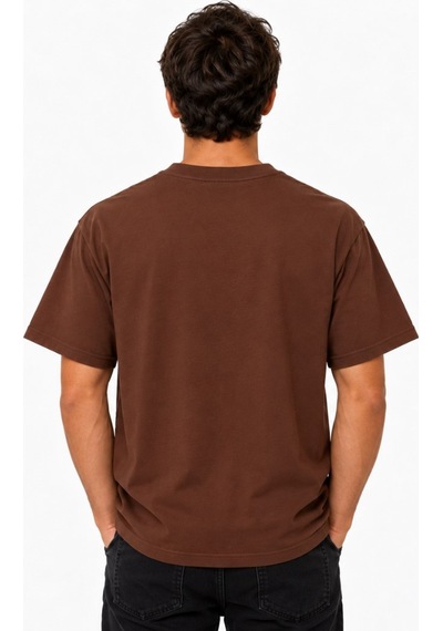Skechers M Relax Fit Adventure Crewneck T-shirt S2620111-2070 Erkek Tişort Kahverengi