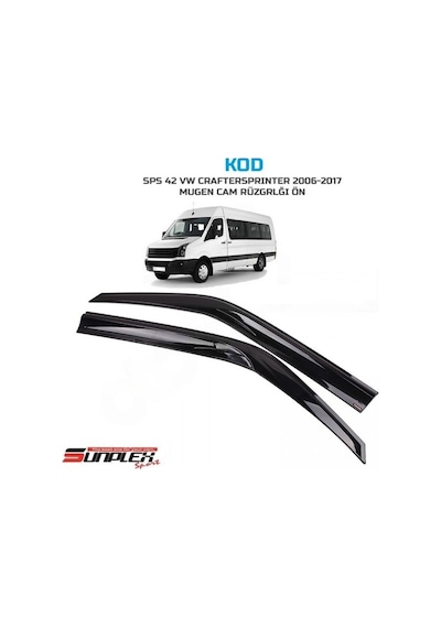 Onkar Cam Rüzgarlığı Sunplex Mugen Vw Crafter Sprınter 2006-&gt 2li Sps42 303-037-008