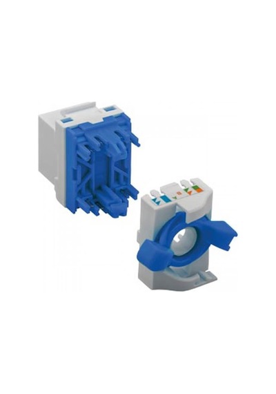 Cat6 Utp Keystone Jack 180 Derece Çevirmeli Tip - 1 Adet