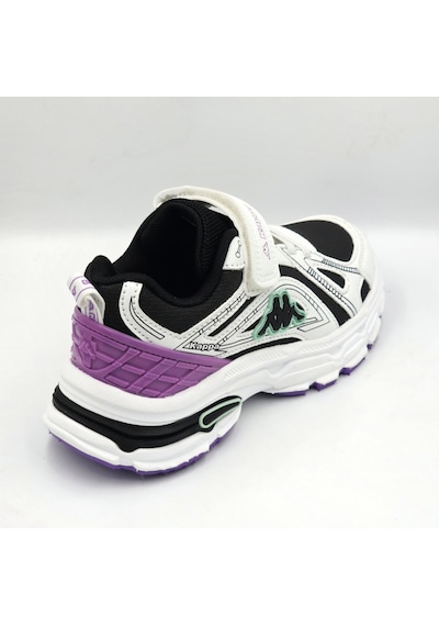 Kappa Kp-4061f Beyaz Siyah Cırtlı Kız Çocuk Sneaker Spor Ayakkabı