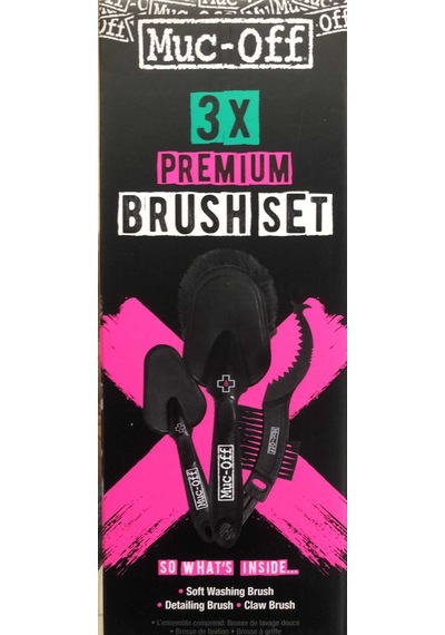 Muc-off 3x Fırça Set Siyah