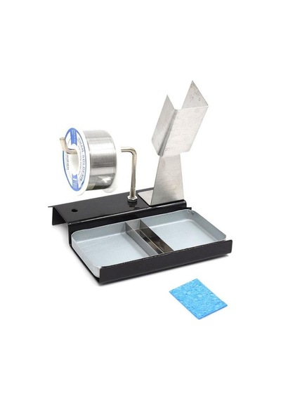 Havya Sehpası - Havya Standı Metal Lehim Makara Tutuculu 103x110 Mm Süngerli