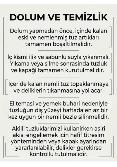 Akıllı Tuzluk+2 Paket Kaya Tuzu Açık Yeşil