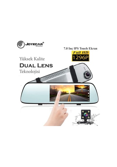 Joyecar® J7 7" Ips Dokunmatik Ekran Dual Lens Full Hd Araç Kamera
