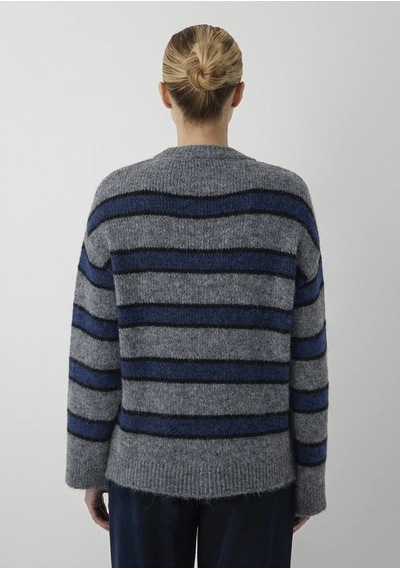 Uzun Kollu Kazak Sodalite Blue Stripe Mavi
