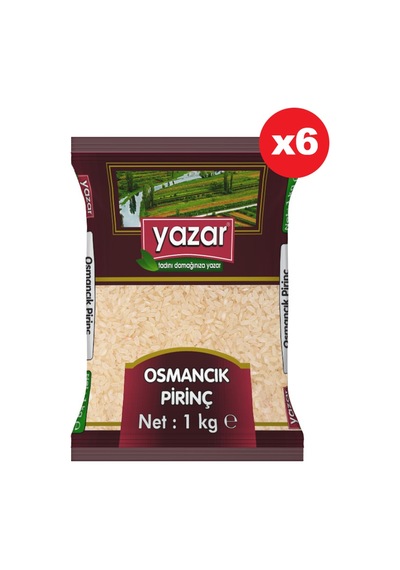 Yazar Osmancık Pirinç 6 x 1 KG