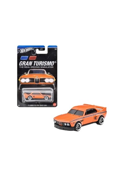 Hot Wheels Film Arabaları Özel Seri Gdg83-hwr61-hrv63 01/05 Gran Turismo 1973 Bmw 3.0 Csl Race Car