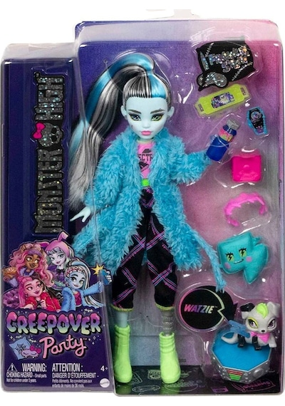 Monster High Creepover Parti Bebekleri Frankie Stein