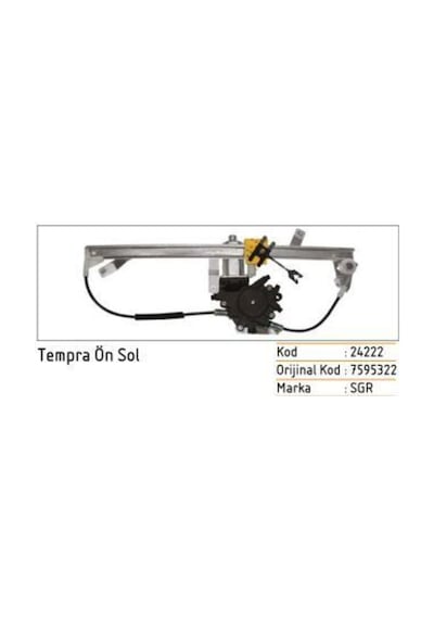 24222 Cam Krikosu Ön Sol Tempra Tipo Motorlu