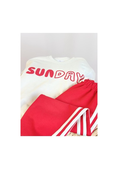 Poala Kids Sunday Eşofman Takım Kırmızı