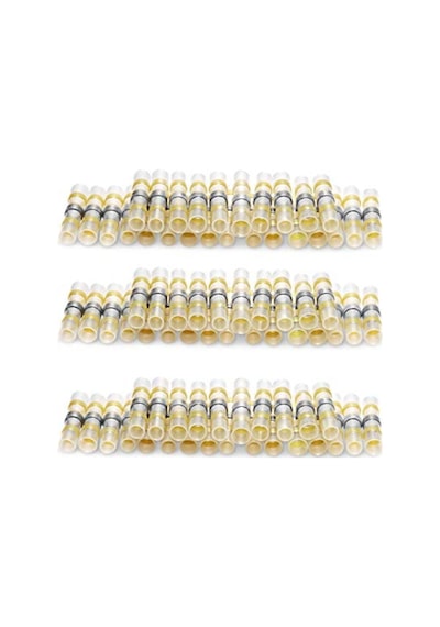 Asafe Isı Büzüşmeli, Kendinden Lehimli, Izole Konnektör 6Mm Için